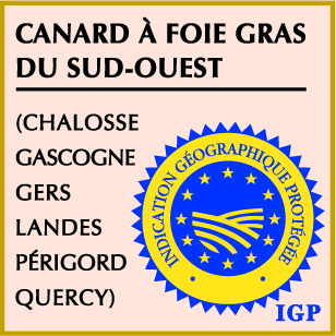 logo, canard, foie gras, sud ouest, IGP